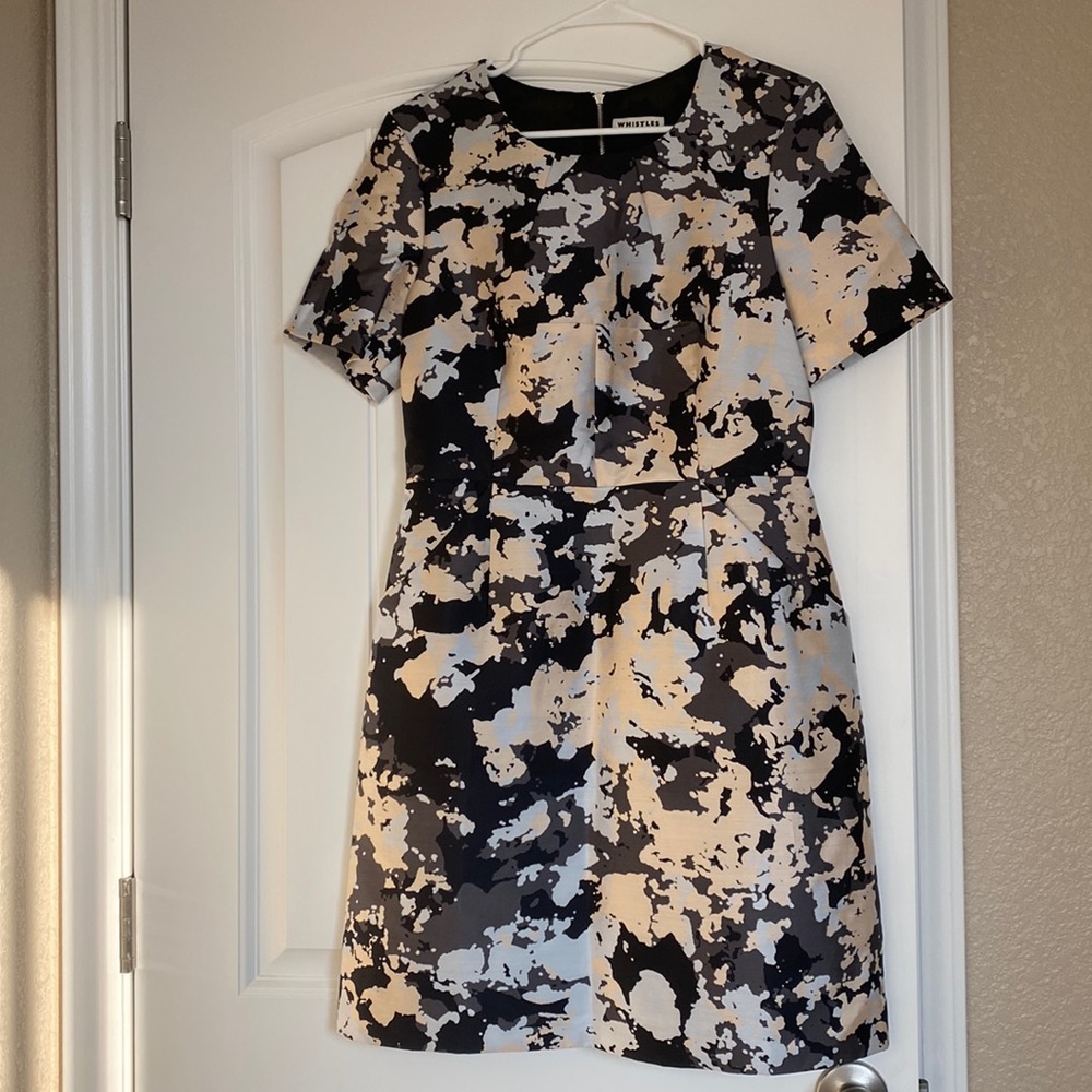 Whistles Multicolor Print Mini Dress